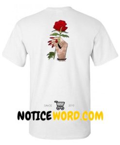 Rose Hand T Shirt Back