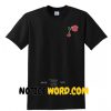 Rose Pocket T Shirt gift tees unisex adult cool tee shirts