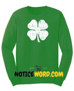 Shamrock St. Patrick's Day Sweatshirt Drinking Tee Shamrock Shirt