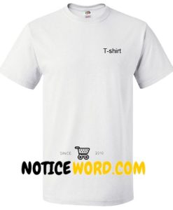 T-shirt Font Logo T Shirt