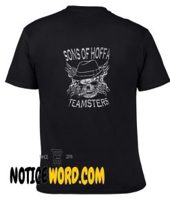 Teamsters Sons of Hoffa Mobster Teamsters Rocker Biker Shirt Back