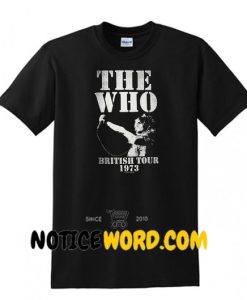 The Who British Tour 1973 T Shirt