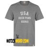 USA Beer Pong Squad Tshirt - Drinking Shirt, Sunday Funday