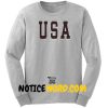 USA font Unisex Sweatshirts