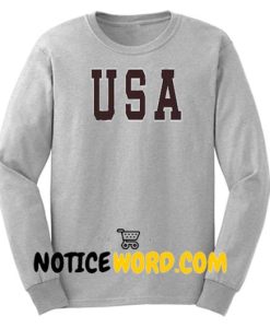 USA font Unisex Sweatshirts
