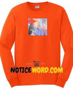 Uss My Heart Orange Sweatshirt