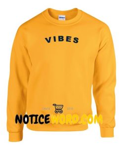 Vibes Logo Sweatshirt unisex custom clothing