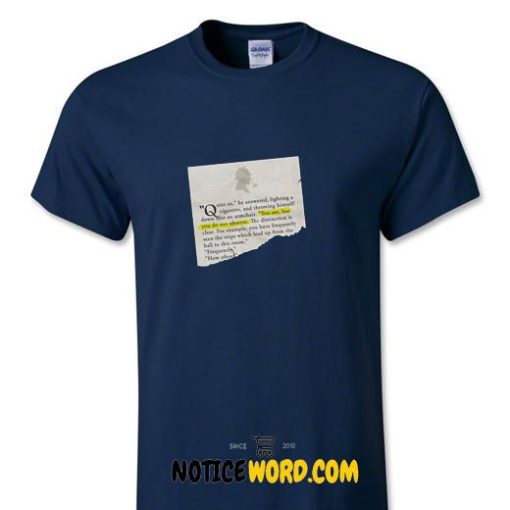 You See, but You Do Not Observe Sherlock Holmes Short-Sleeve Unisex T Shirt
