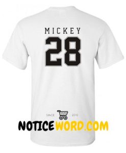 mickey 28 tshirt back