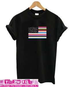 American flags T shirt