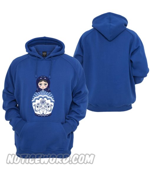 Blue Matryoshka Doll Hoodie