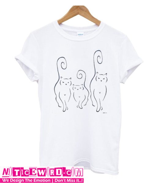 Cats Silhouettes T Shirt