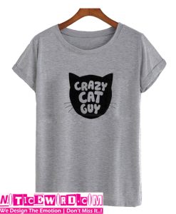 Crazy Cat Guy T Shirt