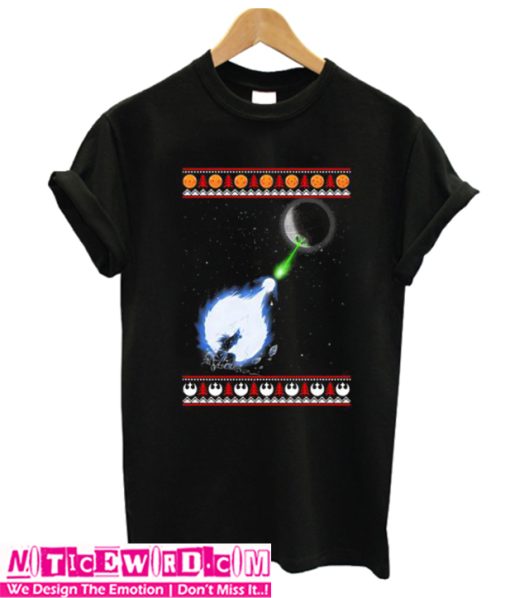 Dragon Ball & Star Wars Goku Kamehameha Christmas T-Shirt