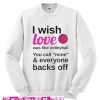 I Wish Love Was Like Volleyball Sweatshirt