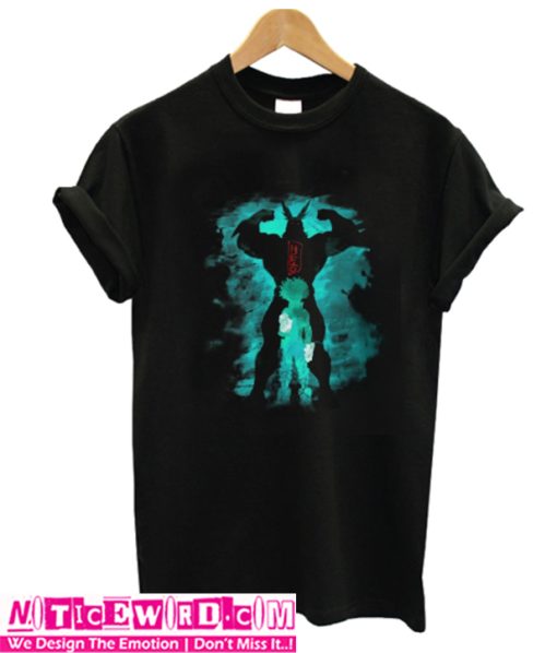 Ice Blue Anime War T Shirt