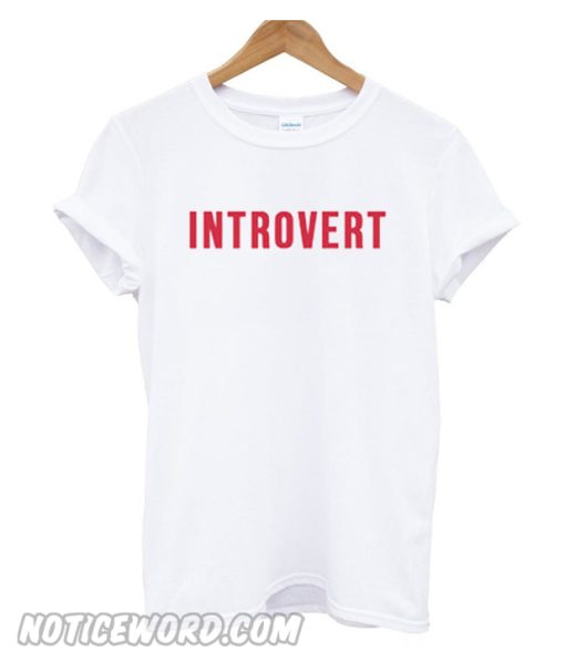 Introvert Red Letter T-Shirt