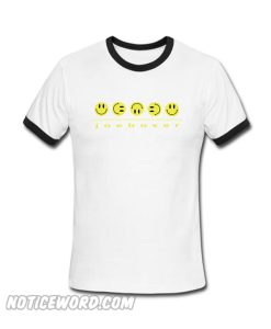 Joe Boxer Emoji Vintage Ringer T-Shirt