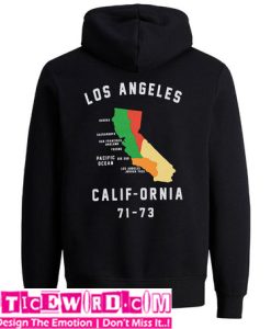 Los Angeles Calif-Ornia 71-73 Hoodie back