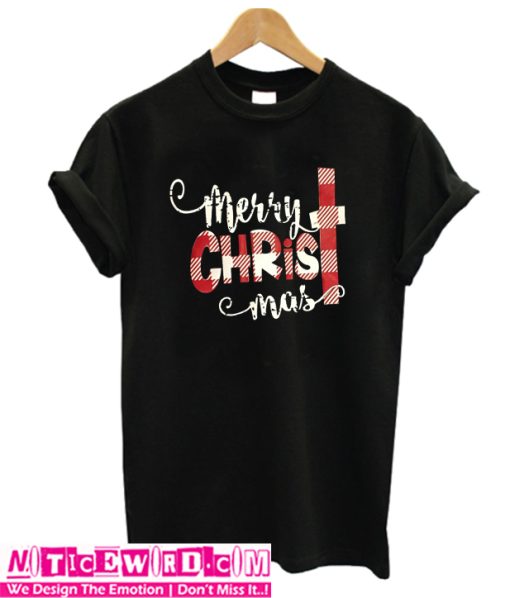 Merry Christmas Black T Shirt