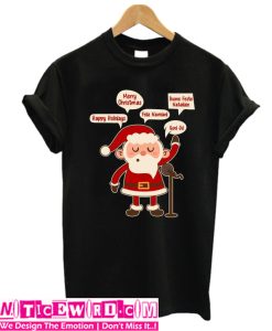 Merry Christmas Foreign Language T Shirt