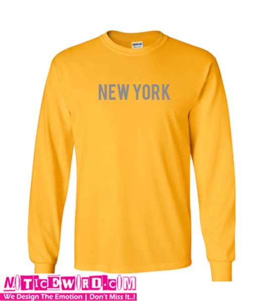 New York Yellow Sweatshirt