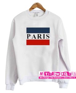 Paris Flag Sweatshirt