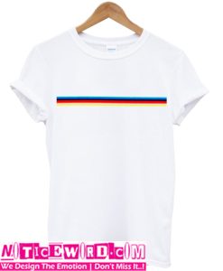 Stripped Rainbow T Shirt