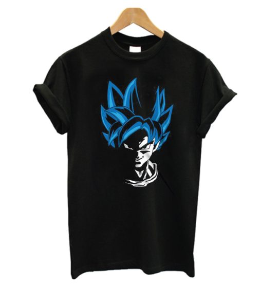 Super Goku Blue God Modus Herren T-Shirt