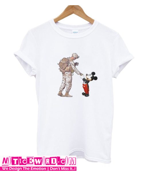 Thankful Veteran Disney Mickey Mouse T-Shirt