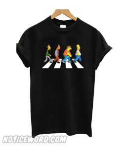 The Simpson Abbey Road T Shirt