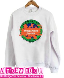 Vintage 1990 Nickelodeon Studios Property of Crew Sweatshirt