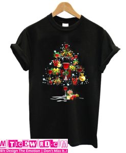 Wine glass Christmas T Shirt