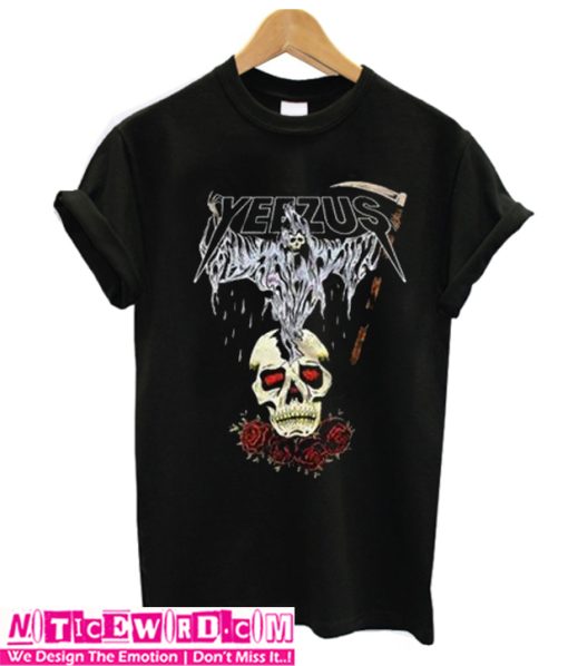 yeezus death skull t-shirt – noticeword
