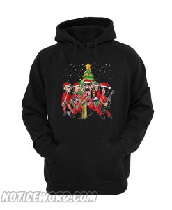 Aerosmith band merry Christmas hoodie