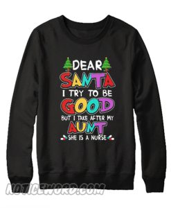 Aunt Nurse Christmas Job Sweatshirt