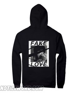 BTS Fake love back Hoodie