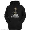 Black Panther Kings Are Born In November hoodie