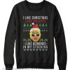 Cardi B I like Christmas I like presents I like diamonds Sweatshirt