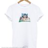 Cat Drawing Rainbow T-Shirt