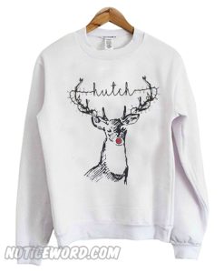 Christmas Lights Reindeer Hutch Sweatshirt