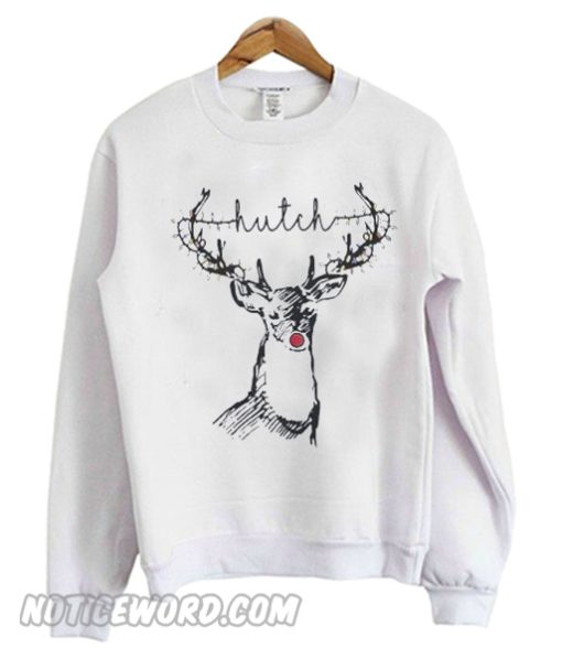 Christmas Lights Reindeer Hutch Sweatshirt