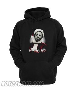 Christmas Michael Myers Santa Hat HO HO HO Hoodie