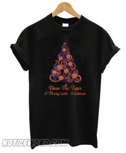 Clemson Tiger have the Tiger a merry little Christmas Tree T-shirt