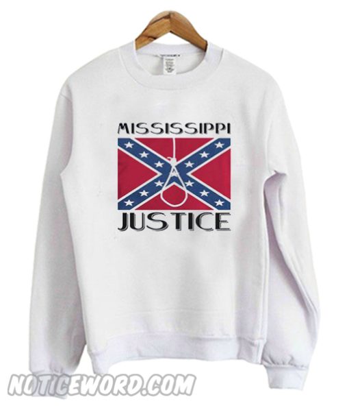 Confederate Flag Mississippi Justice Sweatshirt