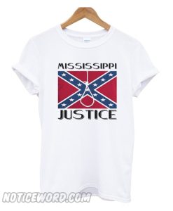 Confederate Flag Mississippi Justice T-Shirt from Noticeword