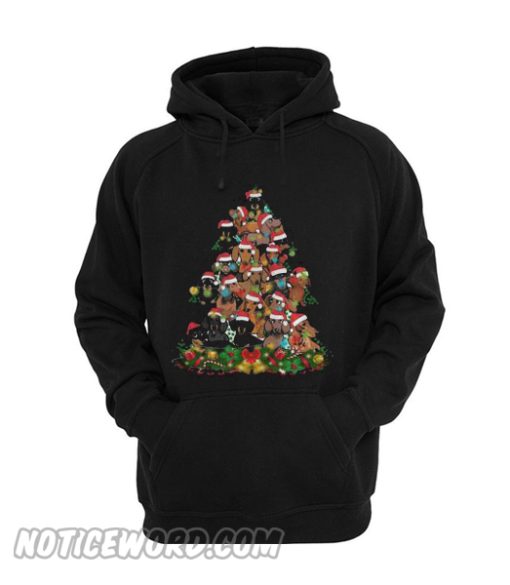 Dachshunds Christmas Tree Hoodie