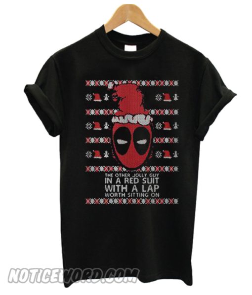 Deadpool The other Jolly guy in a red suit T-shirt from Noticeword