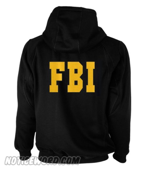 FBI Back Hoodie