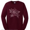 Geometric Rose Sweatshirt